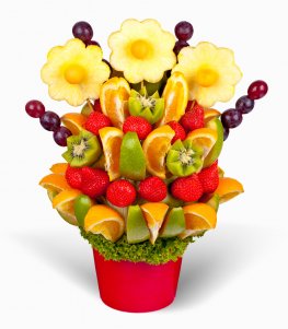 Kytice z ovoce - skvělý dárek