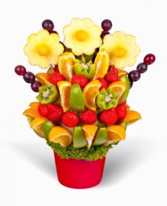 Krásné kytice z ovoce - skvělý dárek