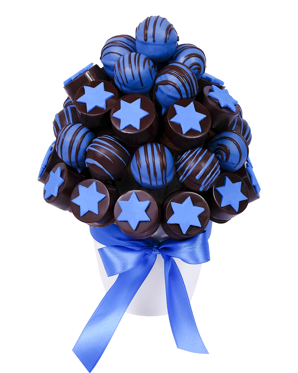 Popcakes v čokoládě Modré z nebe - rozvoz, dárek